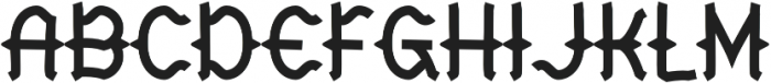 CHILD OF THE GRAVE Regular otf (400) Font UPPERCASE