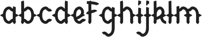 CHILD OF THE GRAVE Regular otf (400) Font LOWERCASE