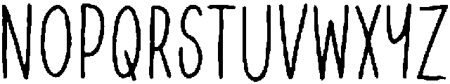 CHILDHOOD MEMORIES Regular otf (400) Font UPPERCASE