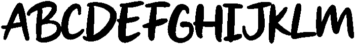 CHILLOUT Regular otf (400) Font UPPERCASE