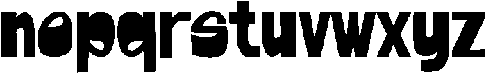 CHILOK Regular otf (400) Font LOWERCASE