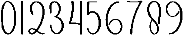CHOCOLATE Regular otf (400) Font OTHER CHARS