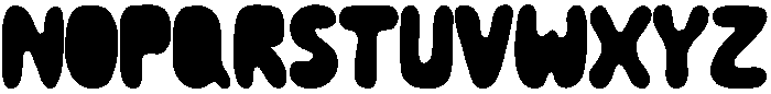 CHOCOLATE Regular otf (400) Font UPPERCASE