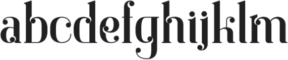 CHOOSEELEGANT-Regular otf (400) Font LOWERCASE