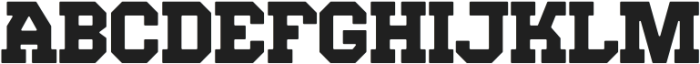 CHOP SQUAD Regular otf (400) Font UPPERCASE