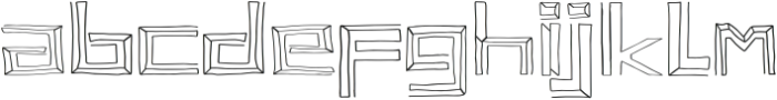 CHRYPTOCURRENCY 3D - 1 Regular otf (400) Font LOWERCASE