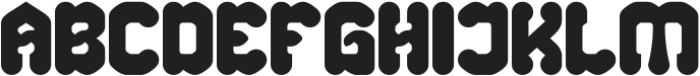CHUBBY TECH Bold otf (700) Font UPPERCASE