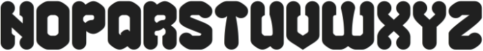 CHUBBY TECH Bold otf (700) Font UPPERCASE