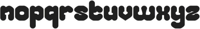 CHUBBY TECH Bold otf (700) Font LOWERCASE