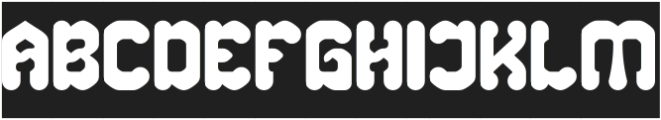 CHUBBY TECH-Inverse otf (400) Font UPPERCASE