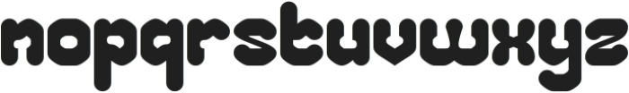 CHUBBY TECH otf (400) Font LOWERCASE