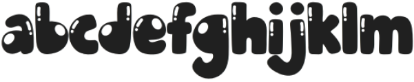 CHUNKY Highlight otf (300) Font LOWERCASE