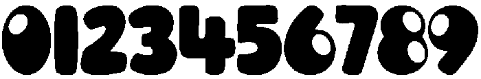 CHUNKY Regular otf (400) Font OTHER CHARS
