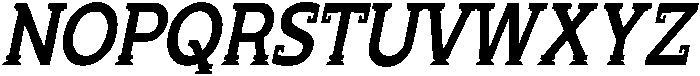 Chaak Condensed Medium Oblique ttf (500) Font UPPERCASE