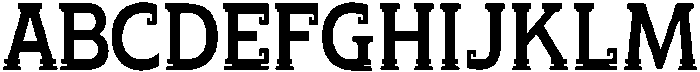 Chaak Condensed Medium ttf (500) Font UPPERCASE