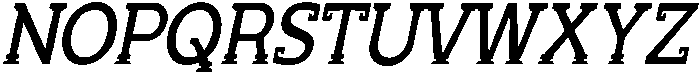 Chaak Condensed Oblique ttf (400) Font UPPERCASE