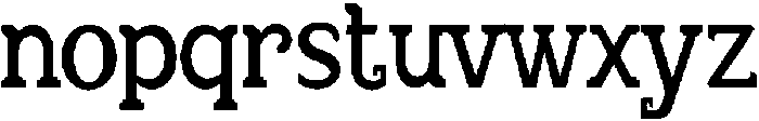 Chaak Condensed ttf (400) Font LOWERCASE