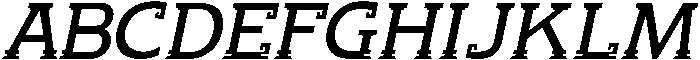 Chaak Oblique ttf (400) Font UPPERCASE