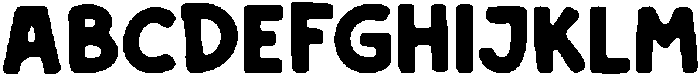 Chadle Blur otf (400) Font UPPERCASE