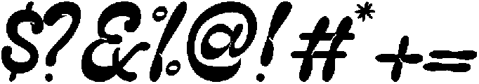 Chagie Regular otf (400) Font OTHER CHARS