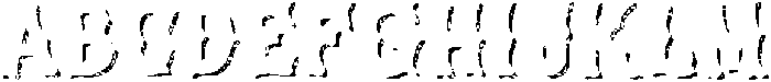 Chaiaathah Rough Shadow otf (400) Font UPPERCASE