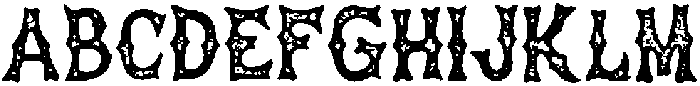 Chaiaathah Rough otf (400) Font UPPERCASE