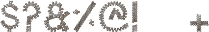Chain-Zigzag Regular otf (400) Font OTHER CHARS