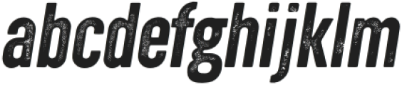 Chairdrobe Grunge Bold Italic otf (700) Font LOWERCASE