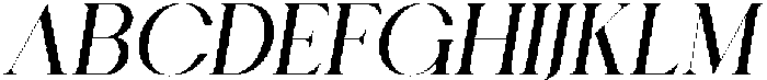 Chairo Bold italic otf (700) Font UPPERCASE