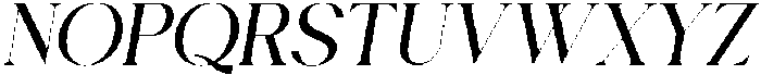 Chairo Bold italic otf (700) Font UPPERCASE