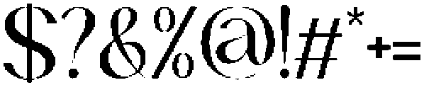 Chairo Bold otf (700) Font OTHER CHARS