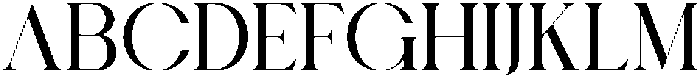 Chairo Bold otf (700) Font UPPERCASE