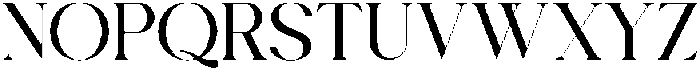 Chairo Bold otf (700) Font UPPERCASE