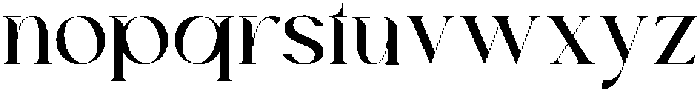 Chairo Bold otf (700) Font LOWERCASE