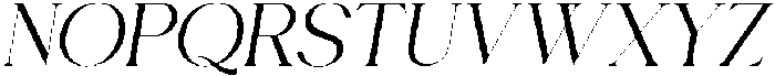 Chairo Italic otf (400) Font UPPERCASE