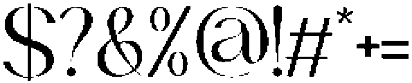 Chairo Medium otf (500) Font OTHER CHARS