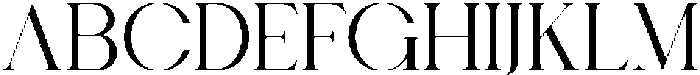 Chairo Medium otf (500) Font UPPERCASE