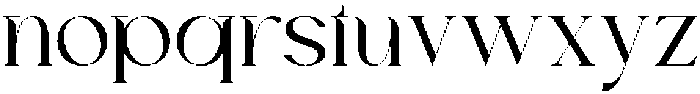 Chairo Medium otf (500) Font LOWERCASE