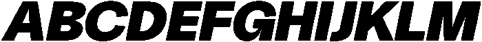 Chairo Neue Black Italic otf (900) Font UPPERCASE