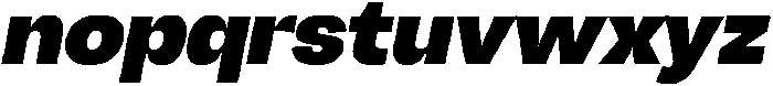 Chairo Neue Black Italic otf (900) Font LOWERCASE
