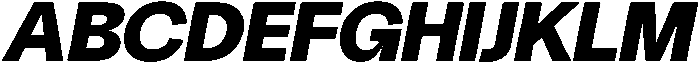 Chairo Neue Extra Bold Italic otf (700) Font UPPERCASE