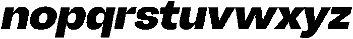 Chairo Neue Extra Bold Italic otf (700) Font LOWERCASE
