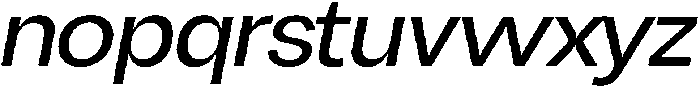 Chairo Neue Italic otf (400) Font LOWERCASE