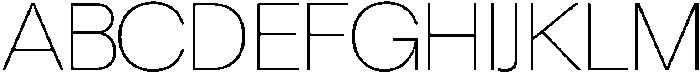 Chairo Neue Thin Var ttf (100) Font UPPERCASE