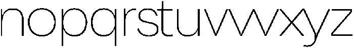 Chairo Neue Thin Var ttf (100) Font LOWERCASE