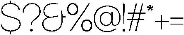 Chairo Neue Thin otf (100) Font OTHER CHARS