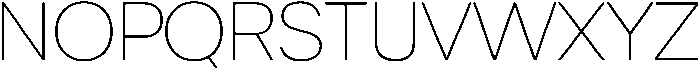 Chairo Neue Thin otf (100) Font UPPERCASE