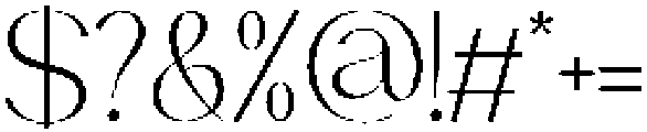 Chairo Regular otf (400) Font OTHER CHARS