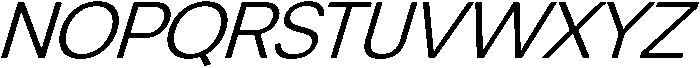 Chairo Sans Light Italic otf (300) Font UPPERCASE