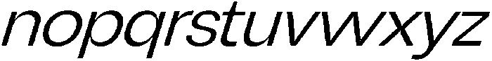 Chairo Sans Light Italic otf (300) Font LOWERCASE